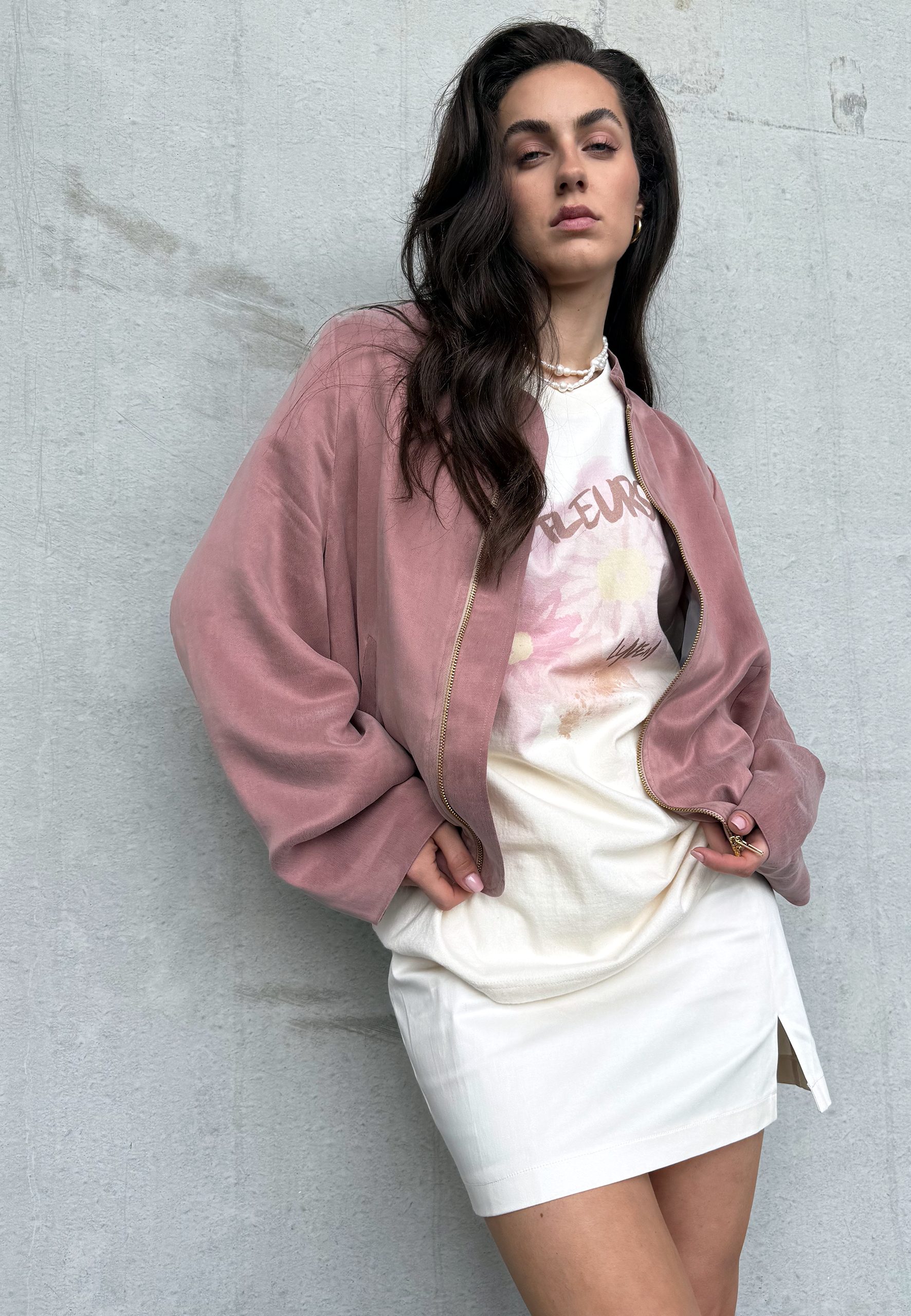 BOMBERJACKET 'NOVA' DARK PINK