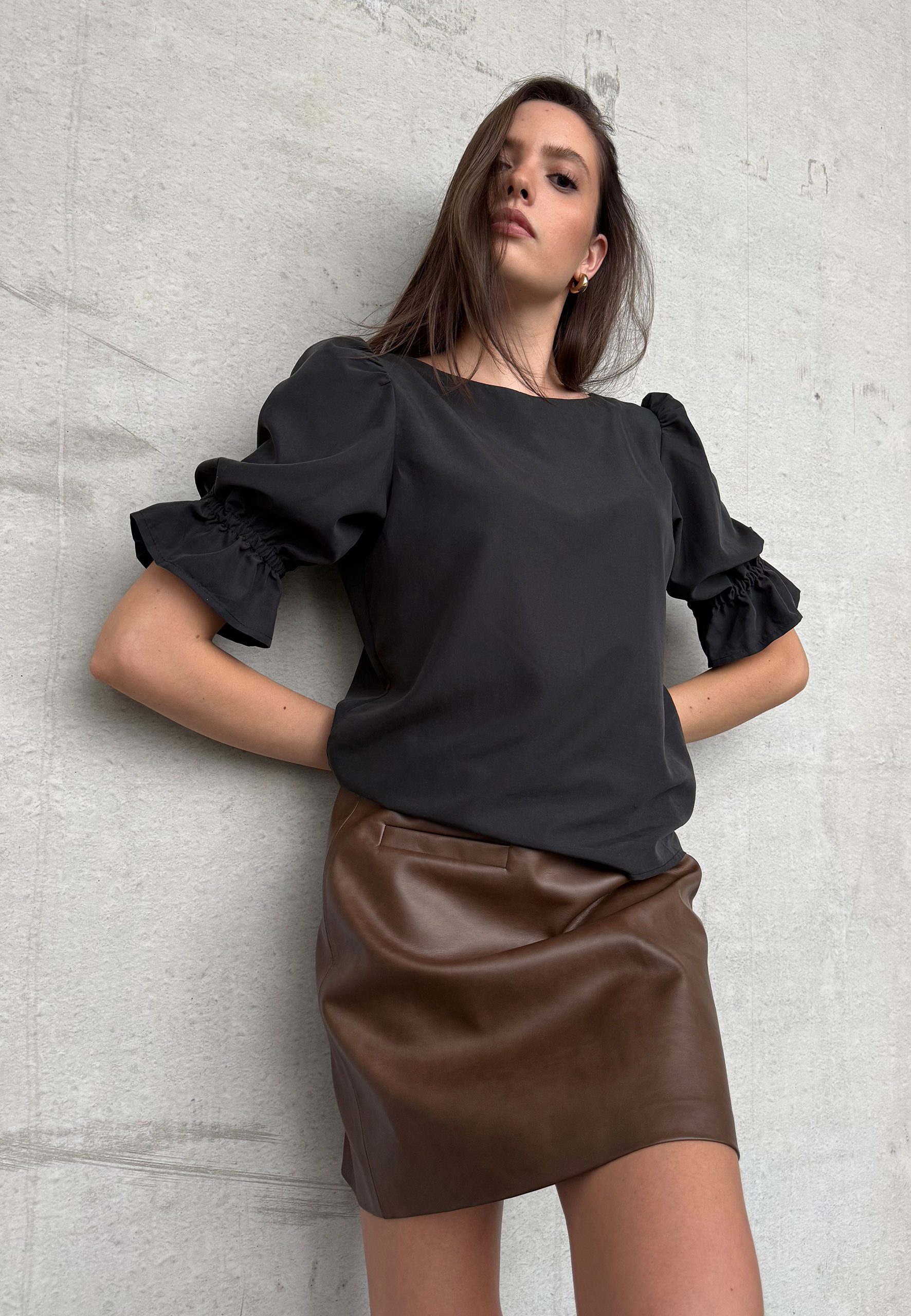 TOP 'DAHLIA' BLACK